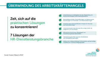 7 Lösungen der HR-Dienstleistungsbranche zur Überwindung des Arbeitskräftemangels.