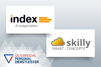Logos von den Fördermitgliedern index und skilly