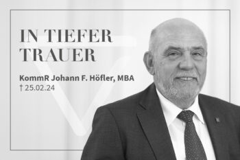 In tiefer Trauer um Johann F. Höfler