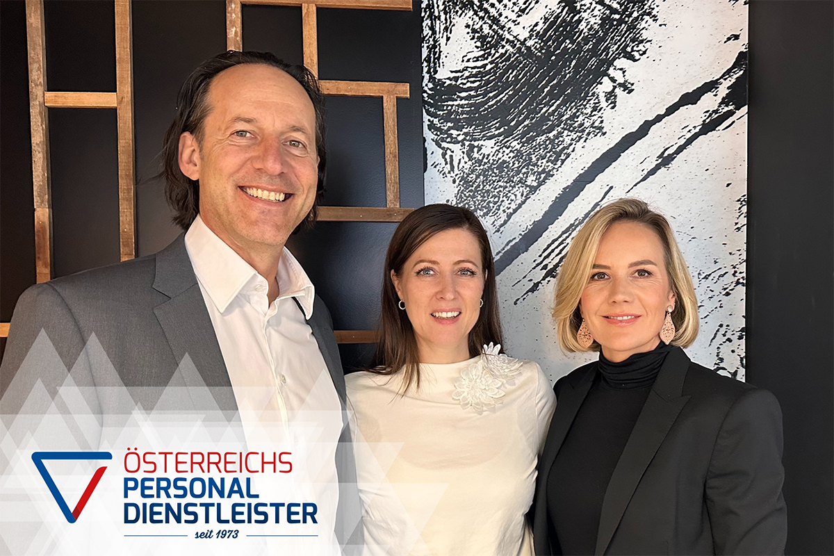 Vizepr&auml;sident Alexander Praschek und Generalsekret&auml;rin Julia Labenz bei der World Employment Confederation in Br&uuml;ssel