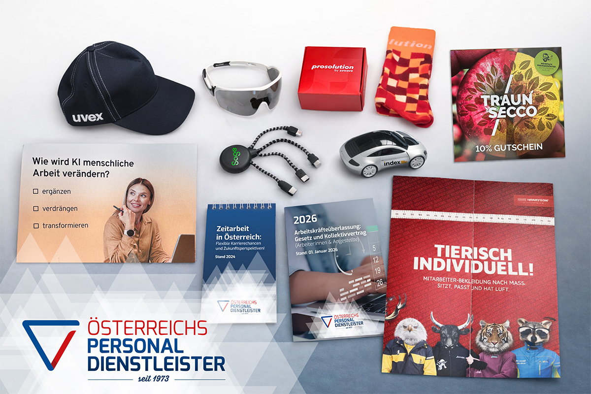 Goody Bag 2026 f&uuml;r Mitglieder von &Ouml;sterreichs Personaldienstleister
